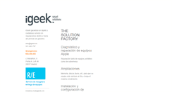 Desktop Screenshot of igeek.es