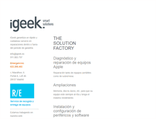 Tablet Screenshot of igeek.es