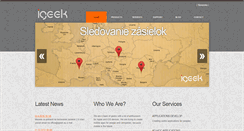 Desktop Screenshot of igeek.eu
