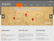 Tablet Screenshot of igeek.eu